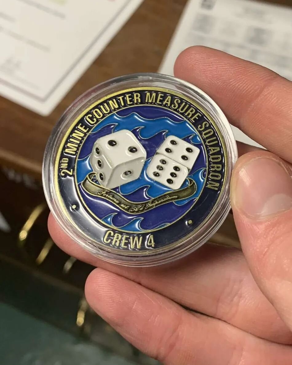 It's taken a while but the first prototype of the challenge coin I designed is finally real!! So excited to get my hands on my own one of these!