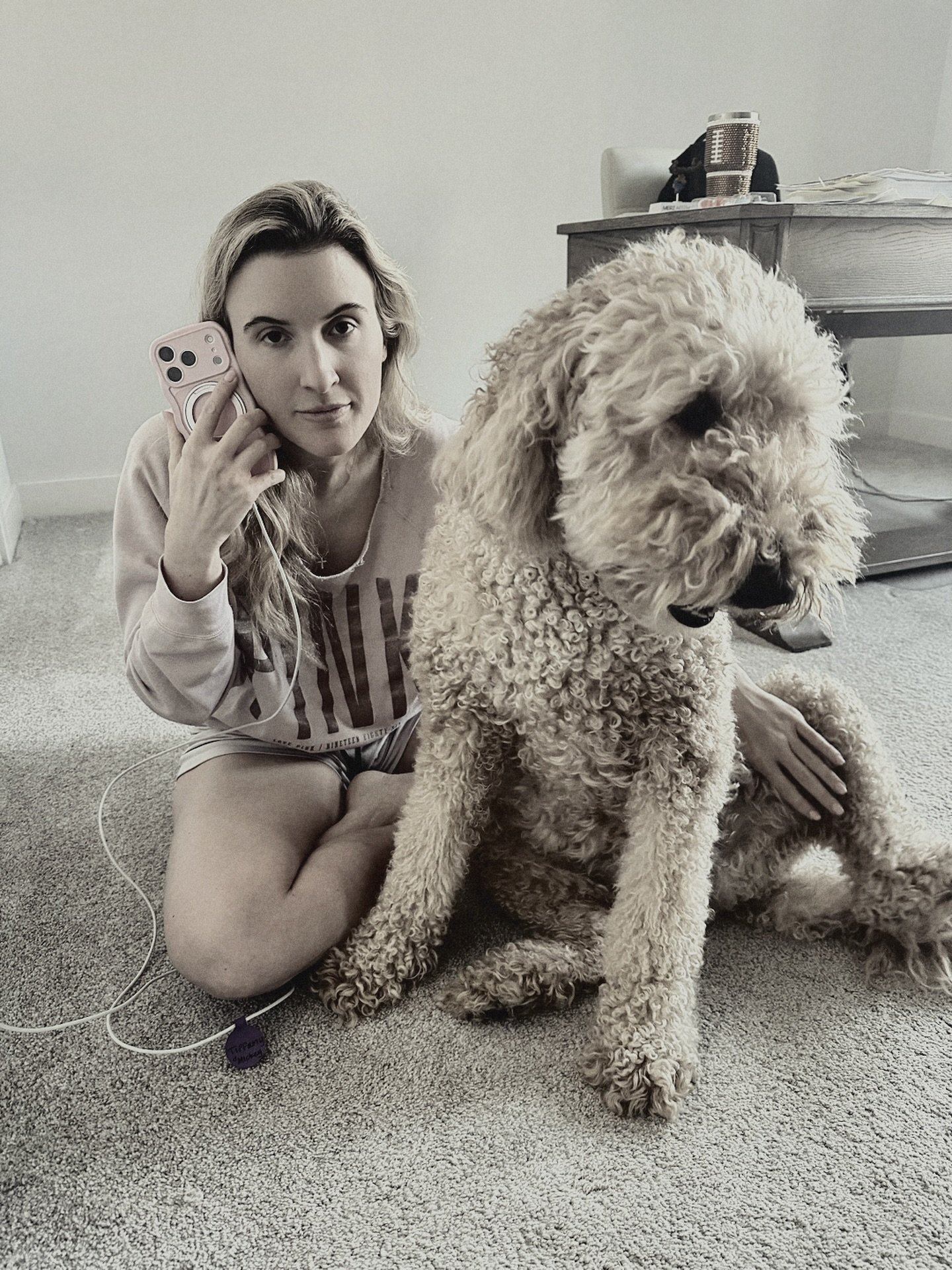 Real life lately&hellip;

Coffee. ☕
Phone calls. 📞
Planning. ✨
Building Skin Affaire. 💕
And one very fluffy assistant who never misses a meeting. 🐶

Thank you for trusting me to be part of your confidence journey. It means more than you know. 🤍


