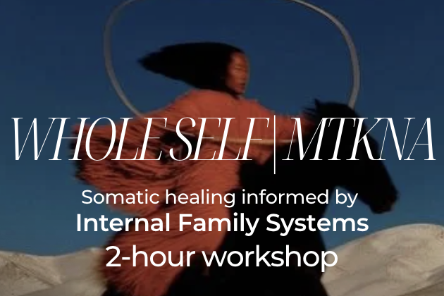 WHOLE SELF 2.5-hour workshop | MATAKANA + online :: Somatic healing informed by Internal Family Systems
