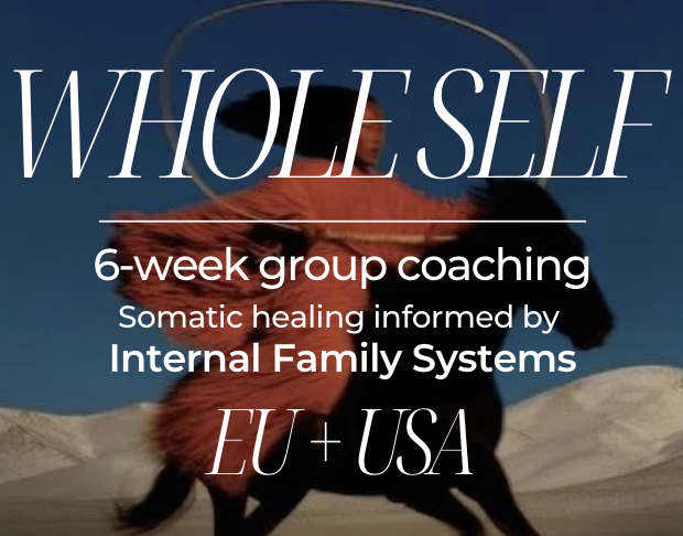 WHOLE SELF: a 6-week online group coaching series :: Somatic healing x Internal Family Systems (EU | USA)