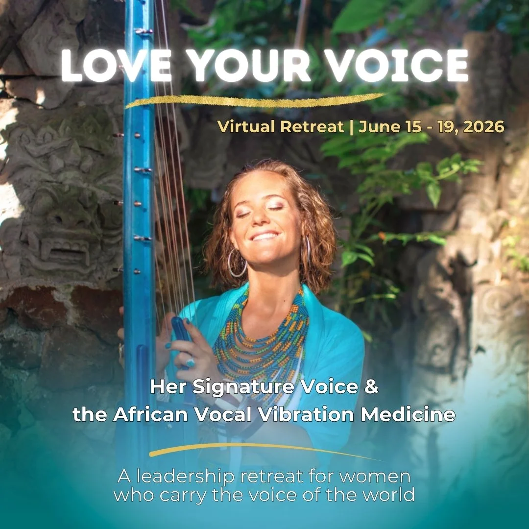 Love Your Voice - Virtual Retreat for female facilitators the signature voice (hold in English)