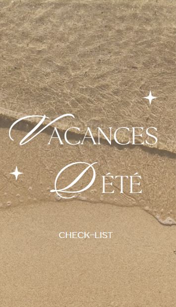 Check-list - Vacances d'été