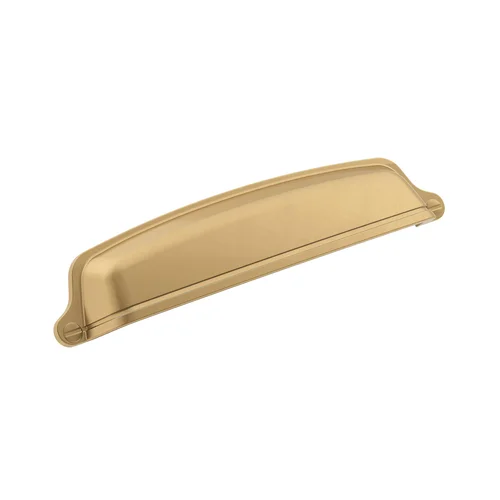 Stature Cabinet Cup Pull by Amerock, 128 mm in champagne bronze