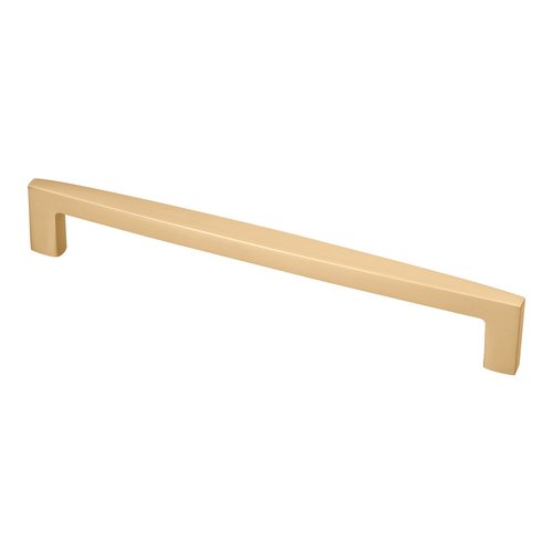 Tack Contemporary Cabinet Pull in brushed brass, 160 mm