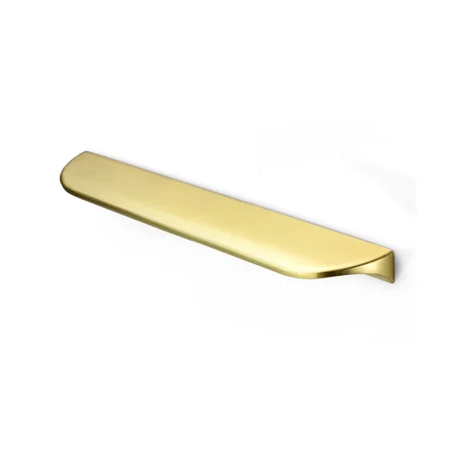 Nick Cabinet Pull by Viefe in brushed copper, 32 mm