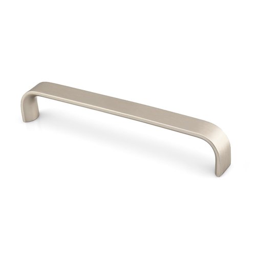 Sense Mini Cabinet Pull by Viefe in brushed stainless steel, 96 mm