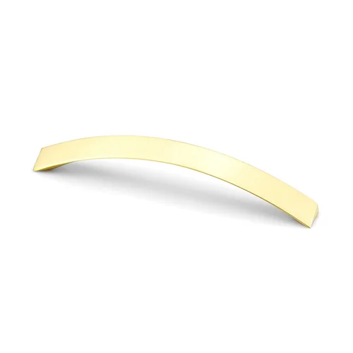 Smee Cabinet Pull by Viefe in brushed brass, 160 mm