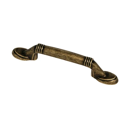 Grandin Classic Cabinet Pull in antique copper bronze highlight