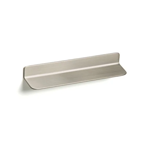 Thin Cabinet Pull by Viefe in brushed nickel, 64 mm