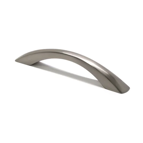 Alma Contemporary Cabinet Pull in brushed nickel, 96 mm