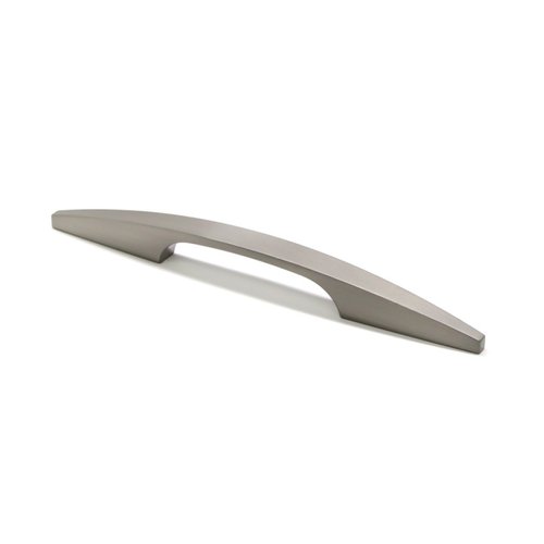 Amherst Contemporary Cabinet Pull in brushed nickel, 128 mm