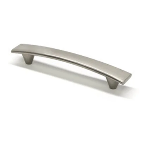Nanton Contemporary Cabinet Pull in brushed nickel, 128 mm