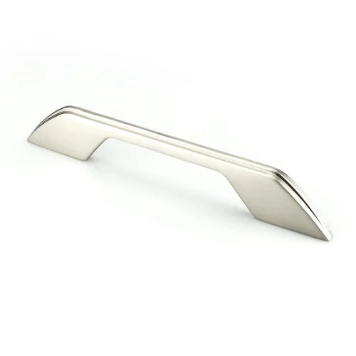 Stannard Contemporary Cabinet Pull in brushed nickel, 96 mm