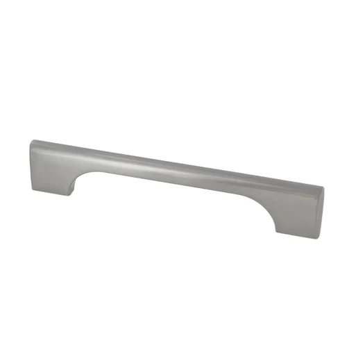 Alumina Contemporary Cabinet Pull, 160 mm, Brushed Satin Nickel