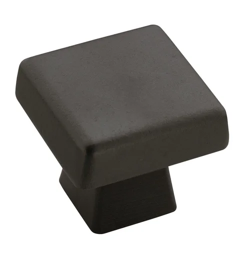 Blackrock Cabinet Knob by Amerock in black bronze