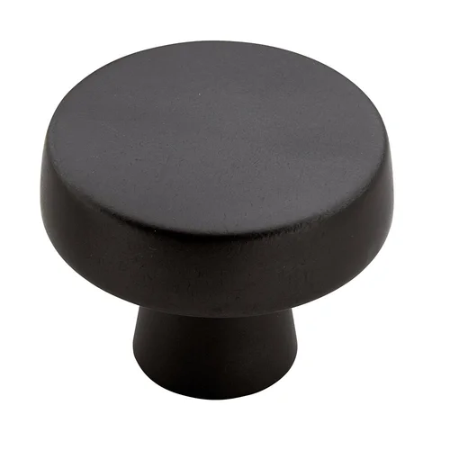 Blackrock Large Round Cabinet Knob in black bronze