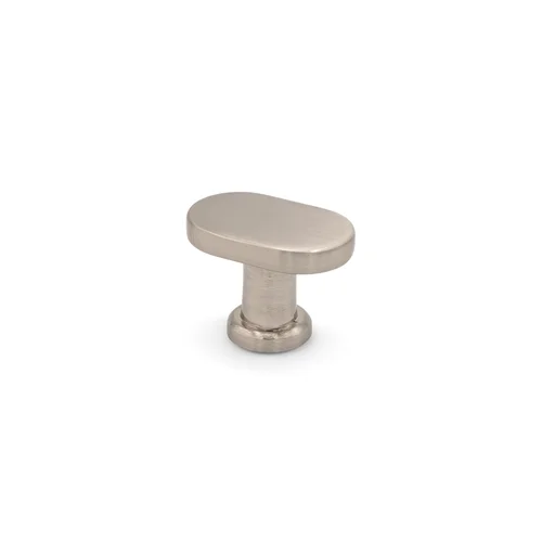 Kandra Transitional Cabinet Knob in brushed satin nickel