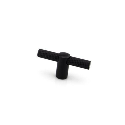 Renate Knurled Cabinet T-Knob by Citterio Giulio in cocoa bronze