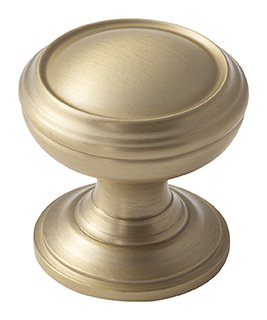 Revitalize Flat Cabinet Knob in black bronze