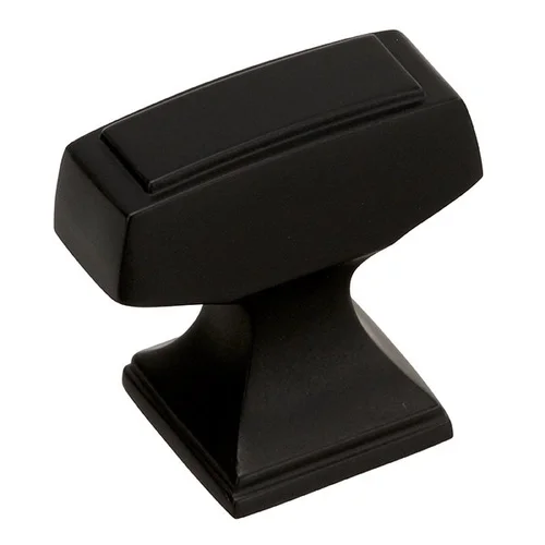Mulholland Cabinet Knob by Amerock in black bronze
