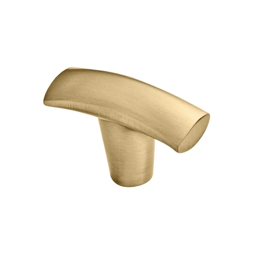 Dunbar Contemporary Cabinet T-Knob in brushed brass