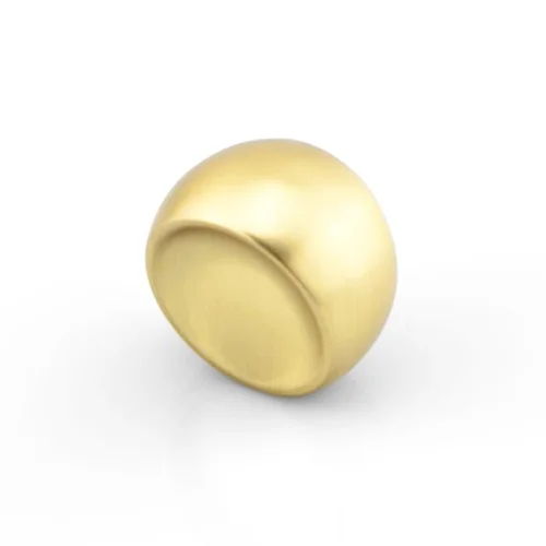 Ball Cabinet Knob by Viefe in brushed brass