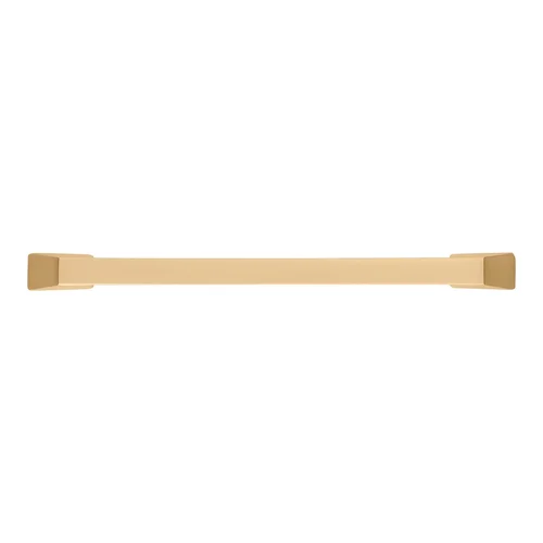 Kanda Contemporary Cabinet Pull in brushed brass, 160 mm