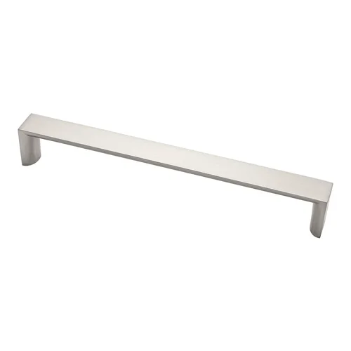 Bedford Contemporary Cabinet Pull in brushed satin nickel, 96 mm