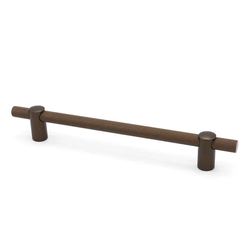 Renate Cabinet Pull by Citterio Giulio in cocoa bronze, 160 mm