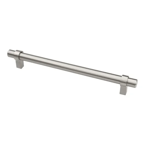 Kingston Contemporary Cabinet Pull in brushed satin nickel, 96 mm
