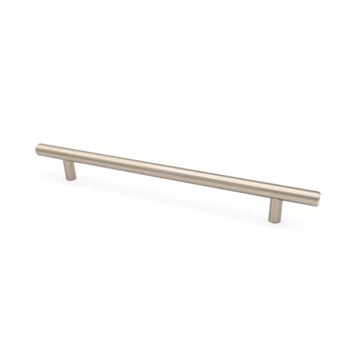 Contemporary Cabinet Bar Pull in brushed satin nickel, 76 mm