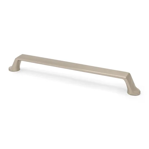 Elinor Transitional Cabinet Pull in brushed satin nickel, 128 mm