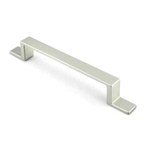 Ponte Transitional Cabinet Pull in brushed nickel, 128 mm