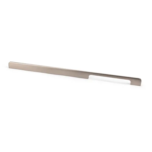 Sedona Contemporary Cabinet Pull in brushed satin nickel, 96 mm