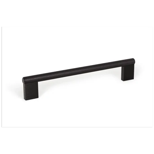 Graf Mini Cabinet Pull by Viefe in brushed black, 160 mm