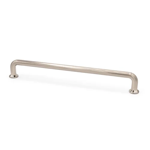 Wright Transitional Cabinet Pull in brushed satin nickel, 128 mm