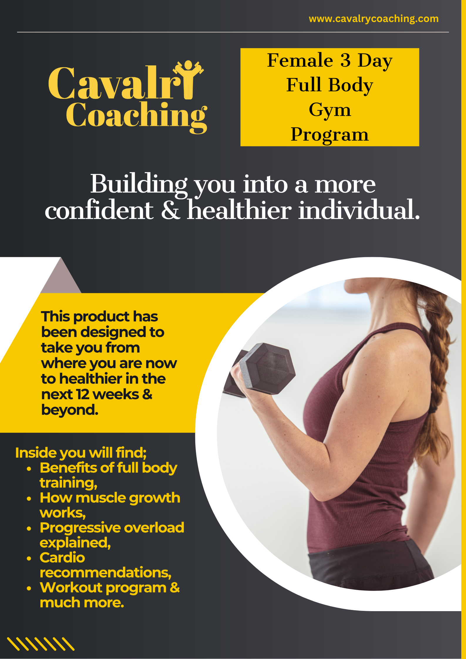 Female 3 Day Full Body (Gym) Program