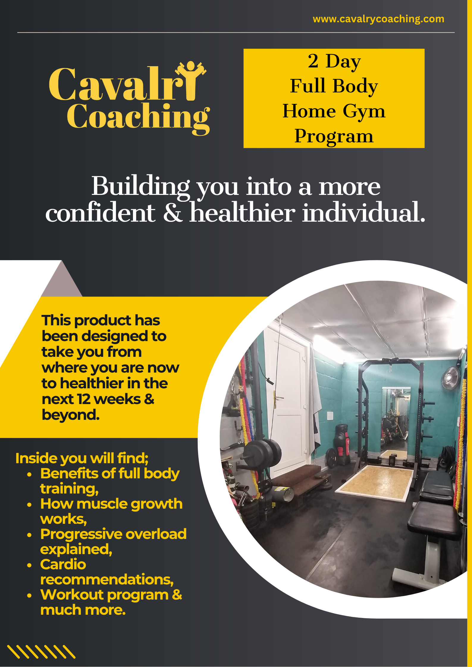 2 Day Full Body (Home Gym) Program