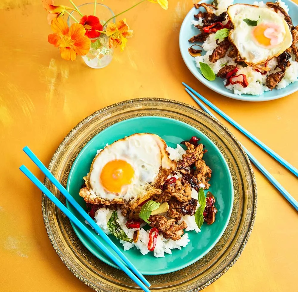 Recipe: Pork &amp; Holy Basil Stir-fry (Pad Kra Pao)