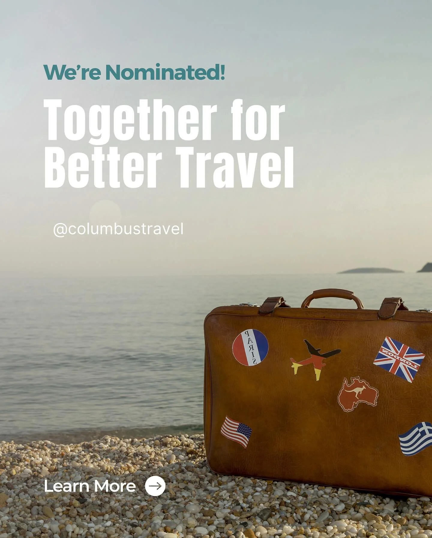 We’re honored to be nominated for Travel Company of the Year at the Columbus Travel Awards 2025. 🏆
The awards celebrate initiatives that make travel better for both travelers and local communities, with winners announced in Amsterdam on Novem