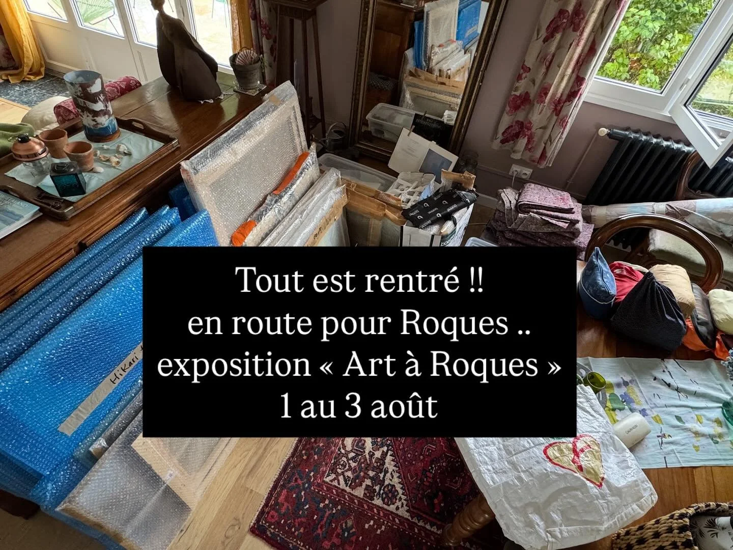 Une Vir&eacute;e dans le Gers? Venez nous rencontrer ce week end . 20 artistes exposent dans le village de Roques