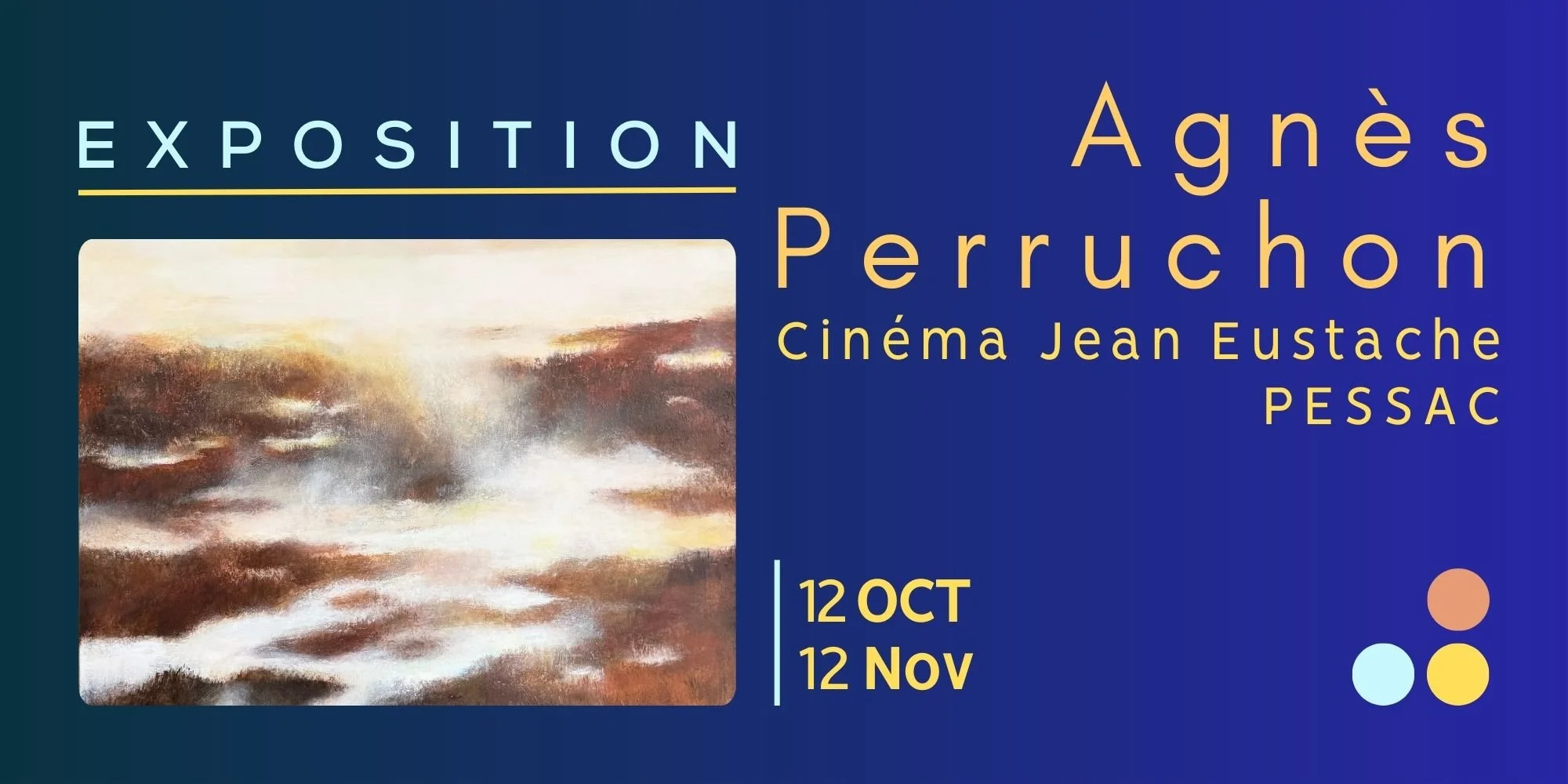 Agnès Perruchon expose au Cinéma Jean Eustache-PESSAC