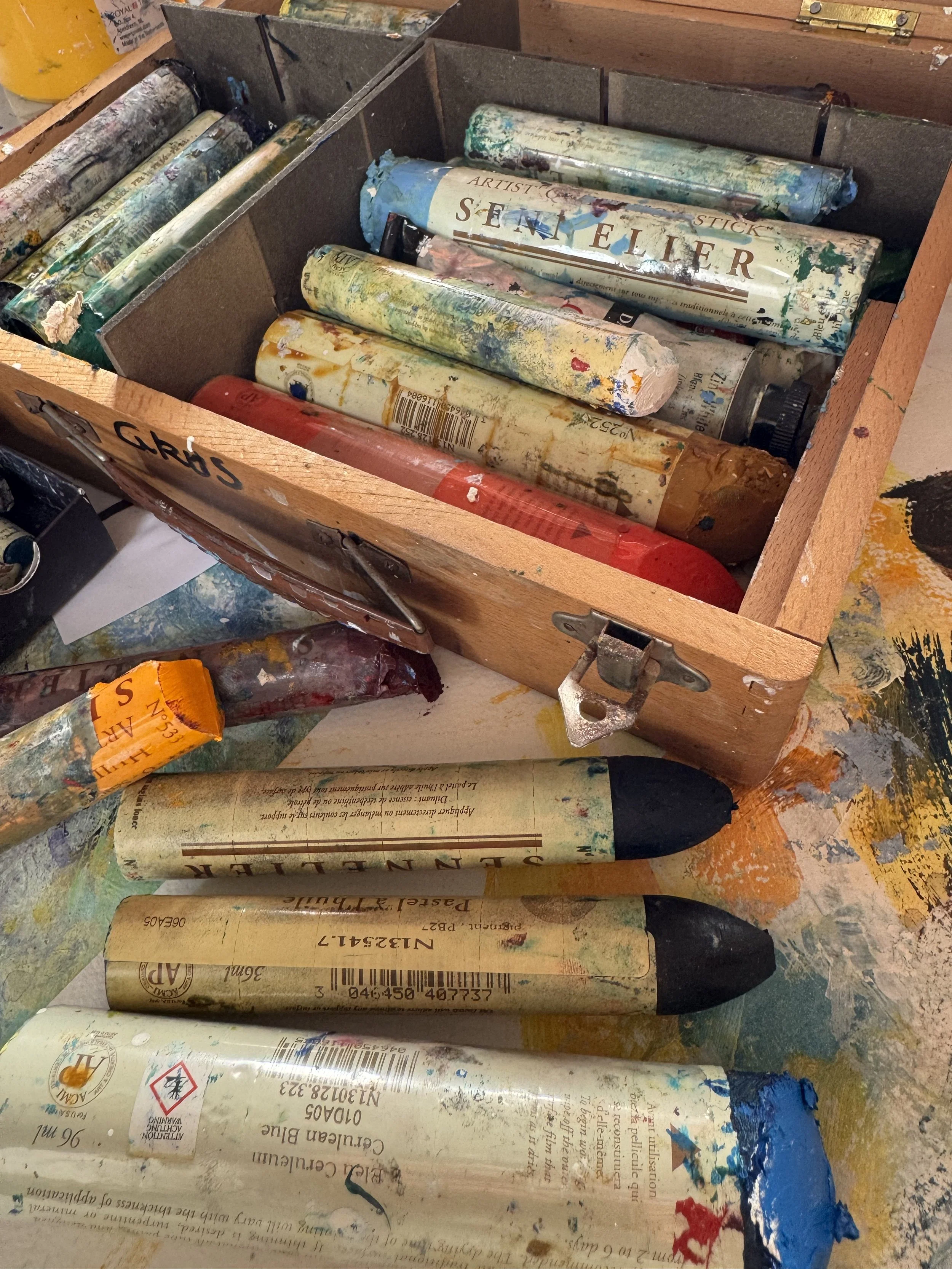 Travail  recherches suites à la résidence.