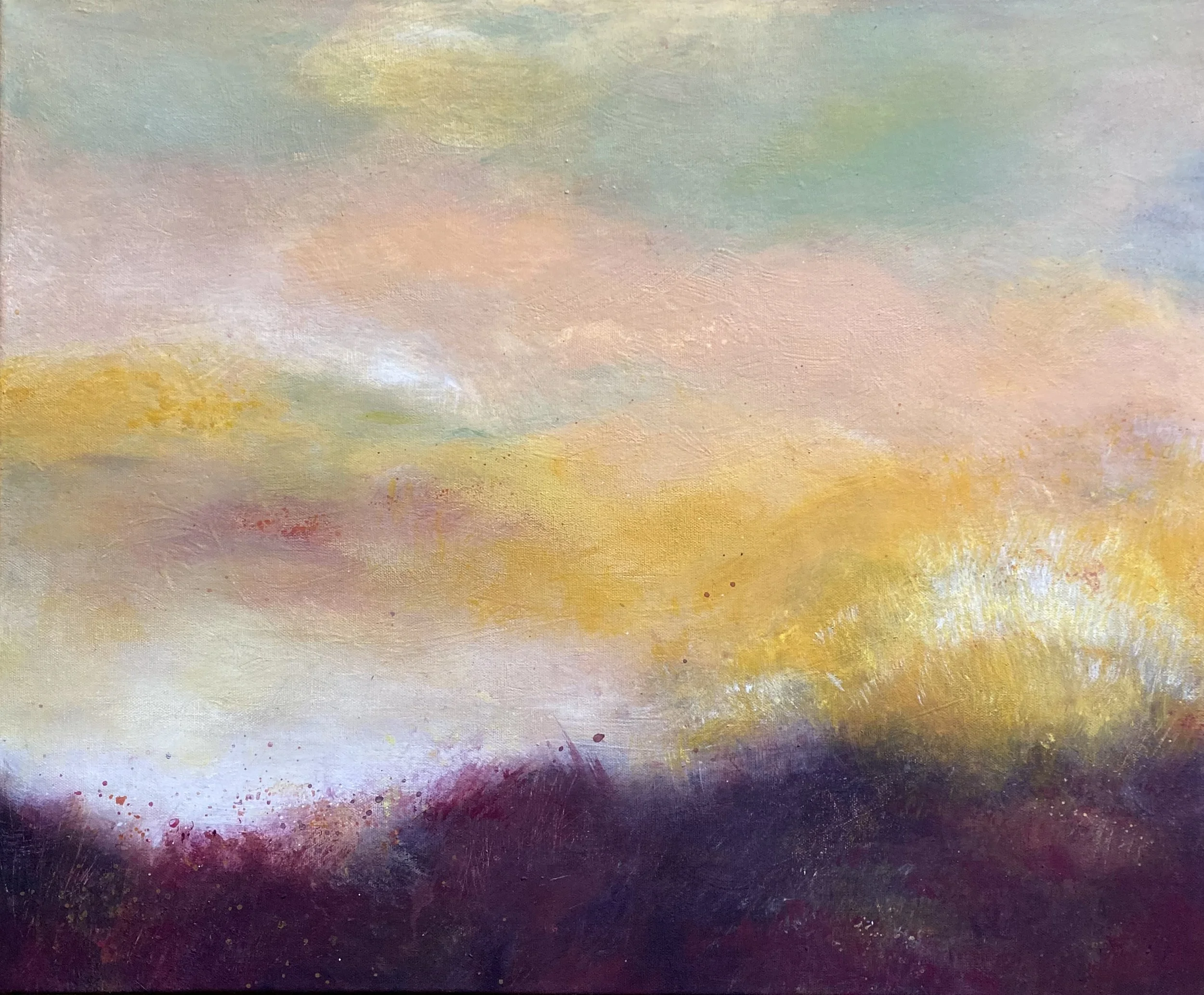 Saku - Peinture acrylique sur toile - 51x60 cm