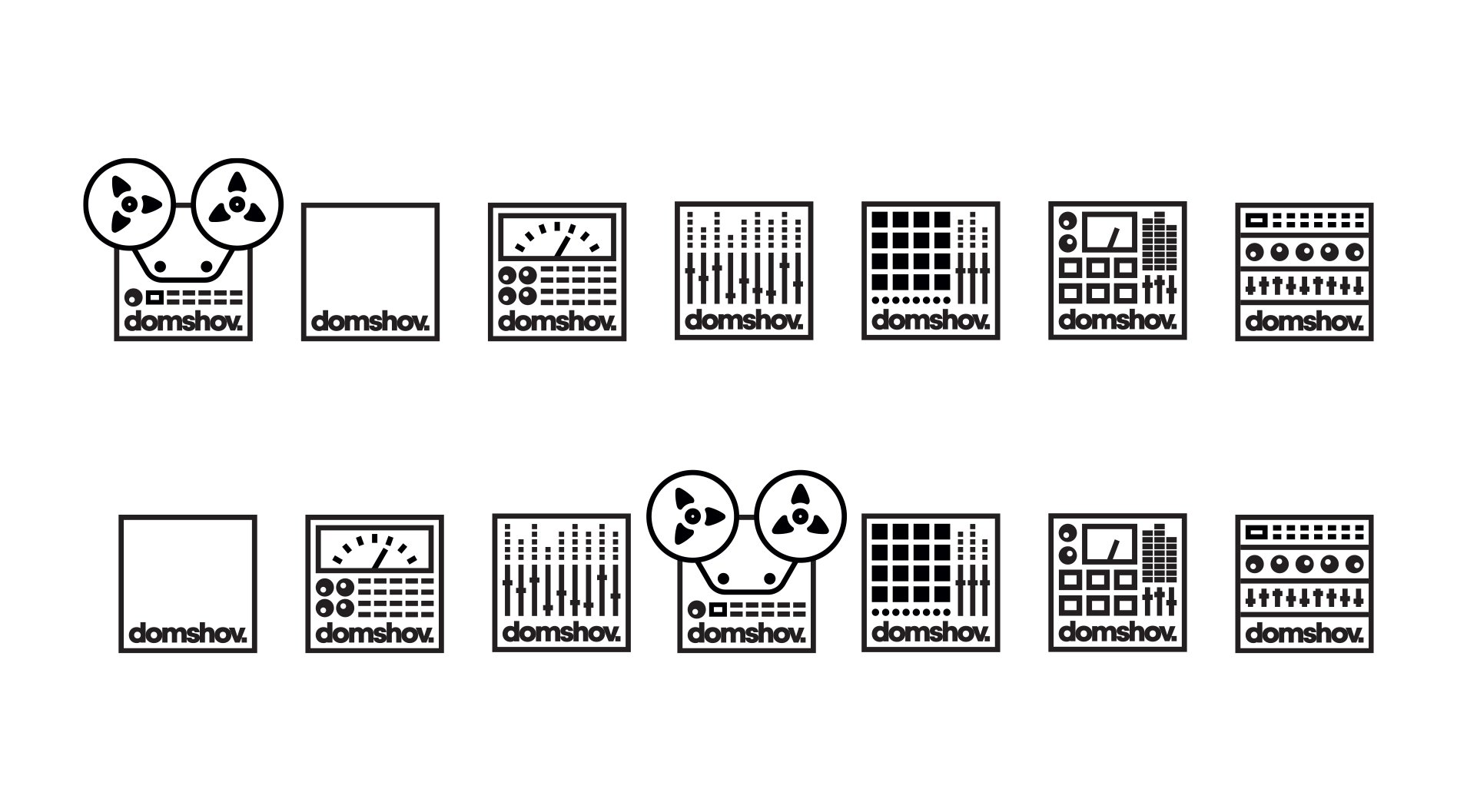 dom shov logo design
