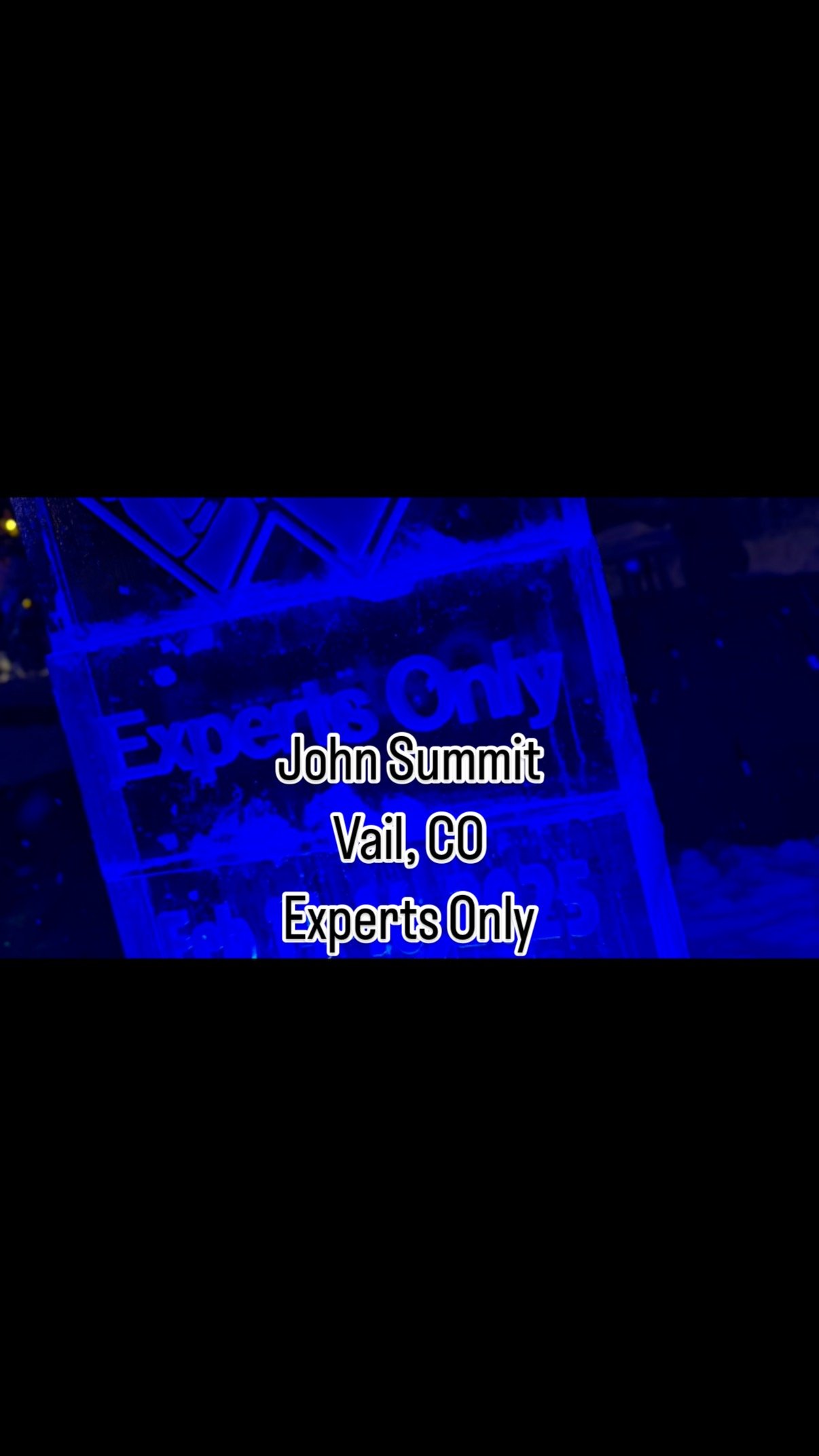 I see you Vail. Thank you for the 15 hours not soon to be forgotten. From the plane engine issues, traffic from blizzard conditions and avalanches to seeing the one and only John Summit for his two hour entirety, it was a miracle that this all happen