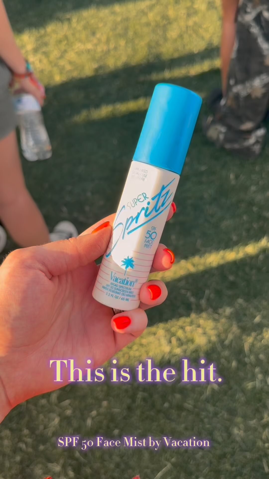A face mist with SPF 50 that doesn’t feel heavy or greasy, I’m in! If it worked at Coachella it will work on my porch. Get yours today on Amazon here: https://amzn.to/3Gi5VOM #vacationinc #facespf #hifavorite