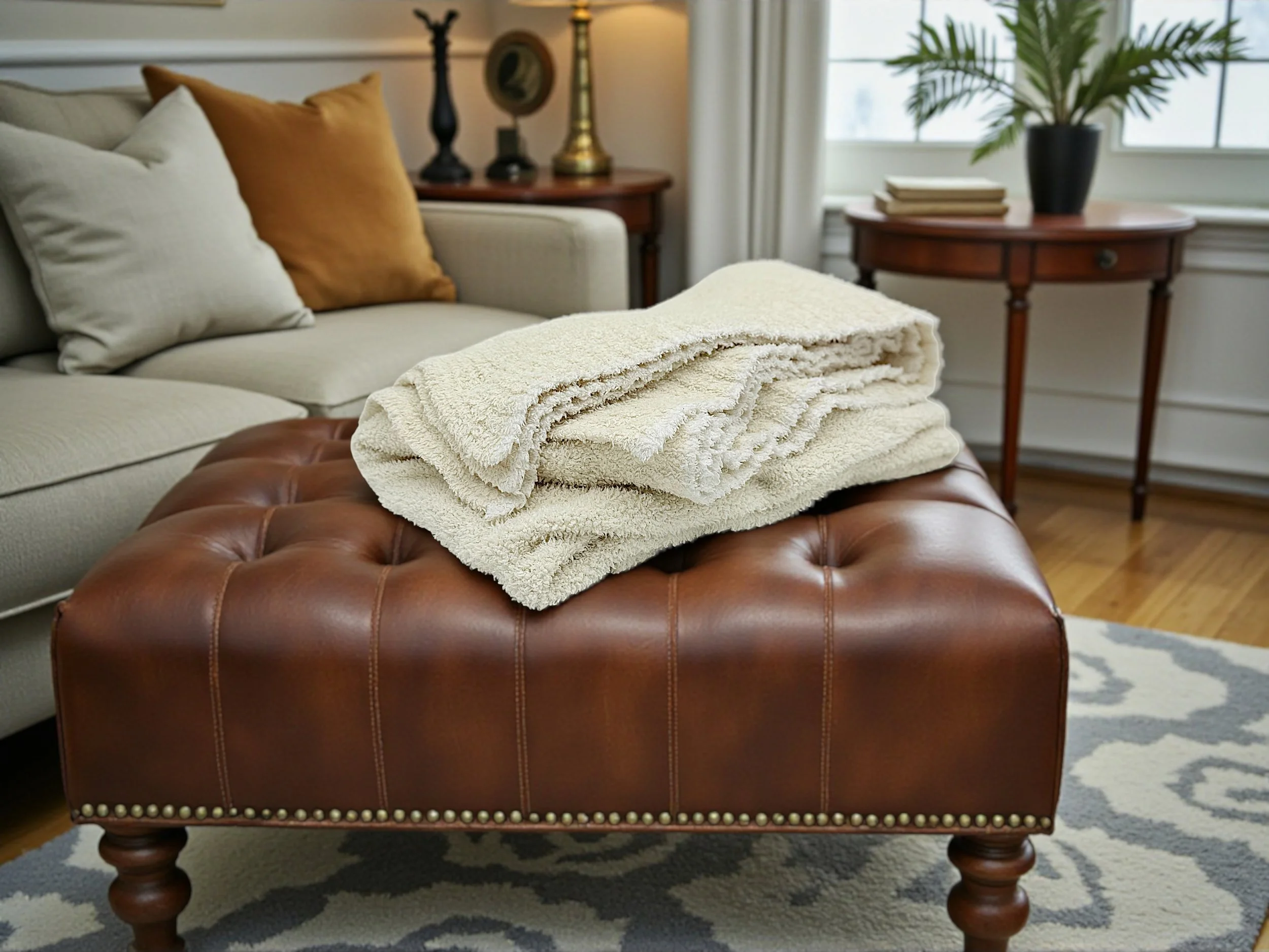Favorite Neutral, Microfiber Throw Blanket