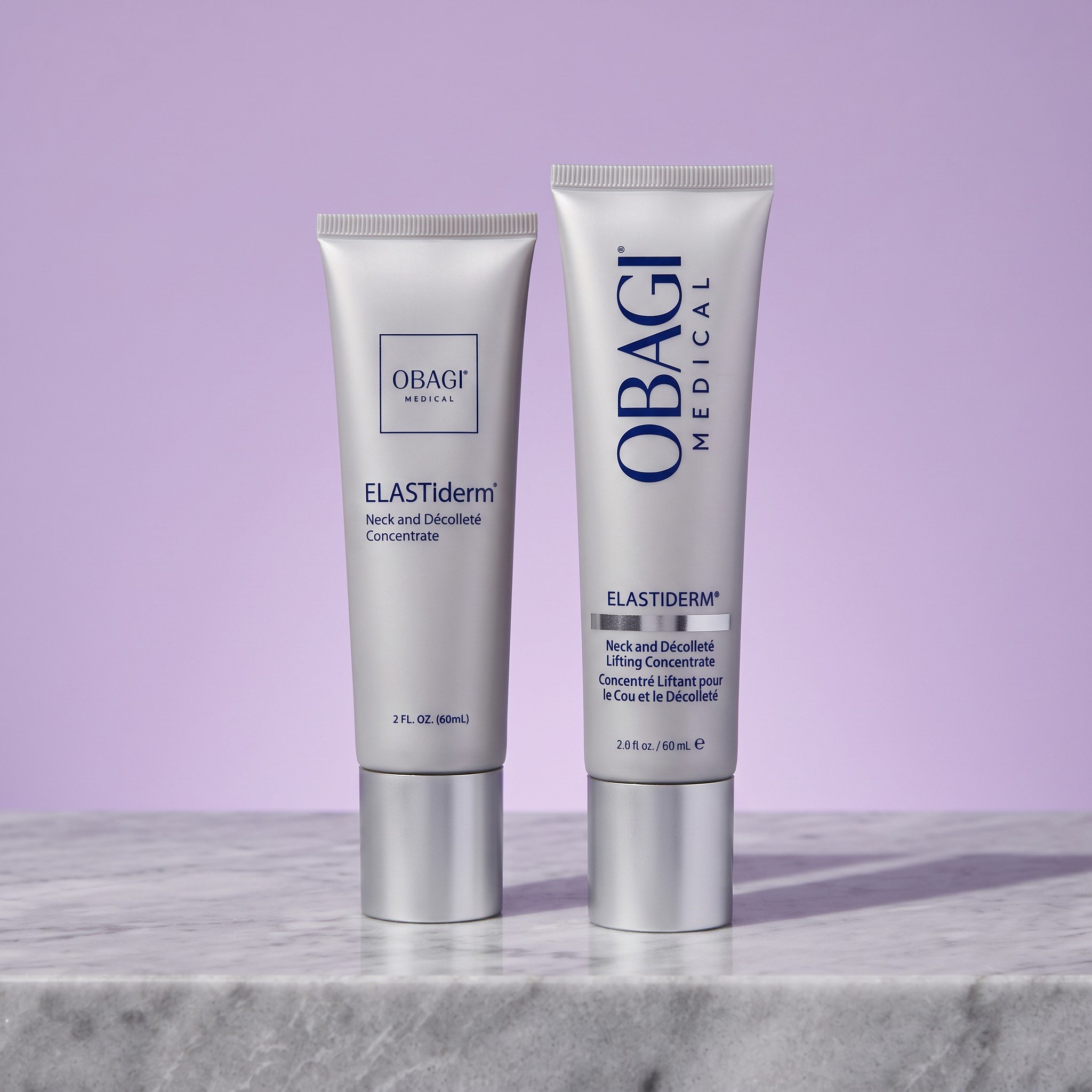 Obagi's luxurious yet powerful anti-aging treatment designed to firm, smooth, and strengthen the delicate skin of the neck and décolleté. Its targeted formula helps visibly reduce crepiness, fine lines, sagging, and horizontal neck lines for a smooth