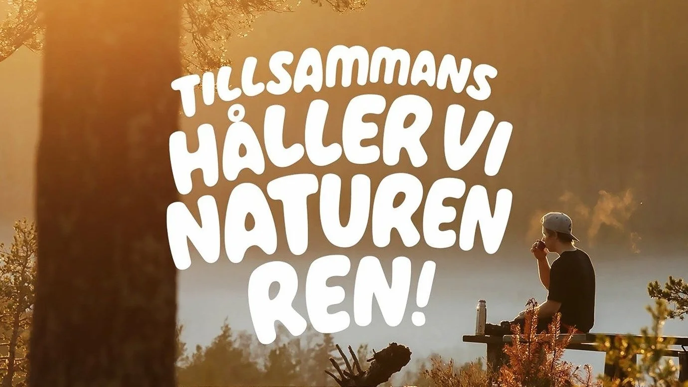 Tillsammans håller vi naturen ren______ Logo | Campaign